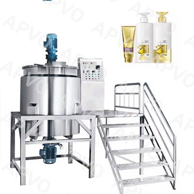 1000L SUS304 Liquid Blending Machine 65RPM Shampoo Homogenizing Machine