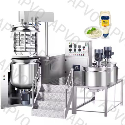 0-3600RPM Vacuum Emulsifying Mayonnaise Homogenizer Machine For Making Mayonnaise
