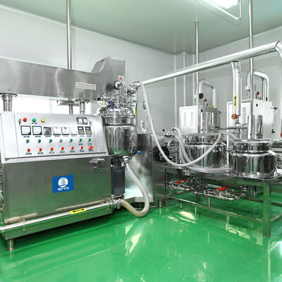 Precise Temperature Control Cosmetic Emulsifier Mixer With 10L-10000L Capacity