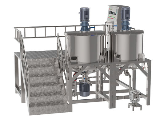 High Shear Homogenizing Industrial Liquid Mixer Machine Including Weight System