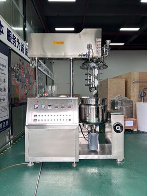 100L Industrial Vacuum Homogenizer Homogenizing Emulsifier For Creams High-Shear Mixing System