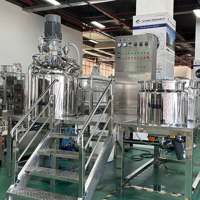 High Shear Automatic Stainless Steel Homogenizer Vacuum Emulsifying Mixer