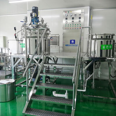 Cosmetic Machinery Cream Manufacturing Equipment Facial Making Mixer Vacuum Homogeneous Body Lotion Maker Emulsifying Machine