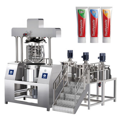 100L-1000L Vacuum Toothpaste Making Machine Suitable for Toothpaste Production Equipment