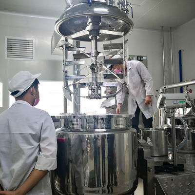Mayonnaise Mixing Tank Cheese Ketchup Paste Mixer Homogenizer Face Care Whitening Cream Making Machine