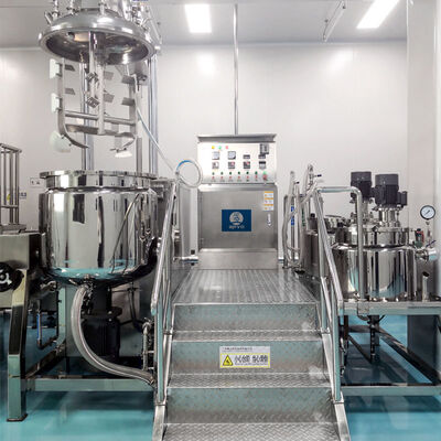 Toothpaste Making Jar Cream Mixing Agitador Body Lotion Homogenizer Mixer Vacuum Cosmetic Emulsifying Machine