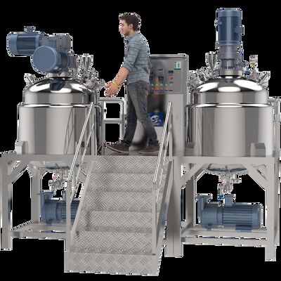 CE High Shear Vacuum Emulsifier Machine Skin Cosmetic Cream Making Machine Cooling Heating Homogenizer Mixer Mixing Equipment