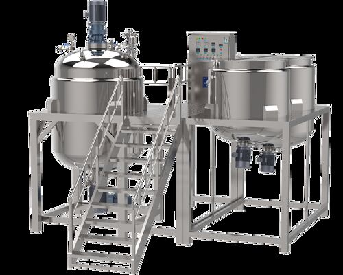 Vacuum Emulsifier Machine Cream Lotion Serum Sunscreen Making Homgoenzier Mixer For Cosmetics
